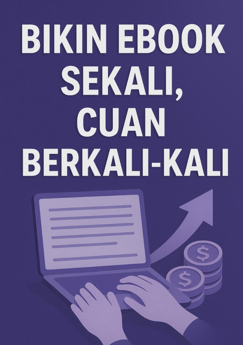Bikin Ebook Sekali Cuan Berkali Kali