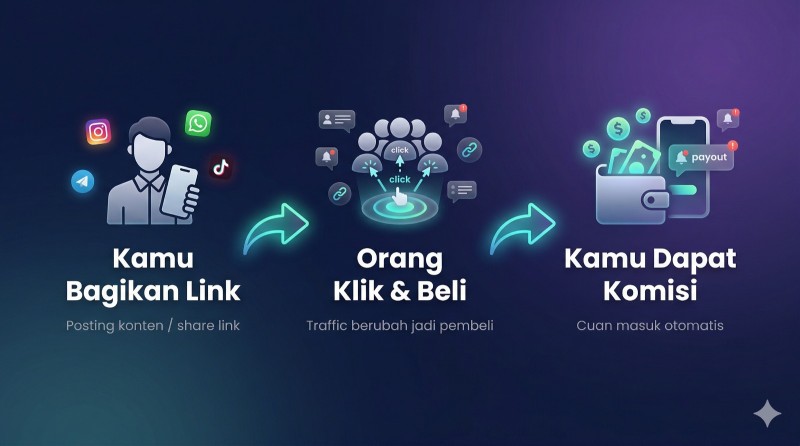 Alur affiliate marketing